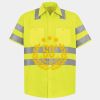 Men's High Visibility Safety Short Sleeve Work Shirt Thumbnail