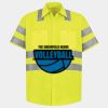 Men's High Visibility Safety Short Sleeve Work Shirt Thumbnail