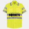 Men's High Visibility Safety Short Sleeve Work Shirt Thumbnail