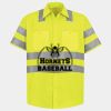Men's High Visibility Safety Short Sleeve Work Shirt Thumbnail