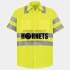 Men's High Visibility Safety Short Sleeve Work Shirt Thumbnail