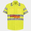 Men's High Visibility Safety Short Sleeve Work Shirt Thumbnail