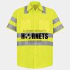 Men's High Visibility Safety Short Sleeve Work Shirt Thumbnail