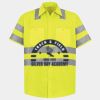 Men's High Visibility Safety Short Sleeve Work Shirt Thumbnail