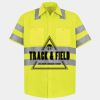 Men's High Visibility Safety Short Sleeve Work Shirt Thumbnail