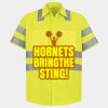 Men's High Visibility Safety Short Sleeve Work Shirt Thumbnail