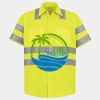 Men's High Visibility Safety Short Sleeve Work Shirt Thumbnail