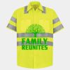Men's High Visibility Safety Short Sleeve Work Shirt Thumbnail
