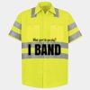 Men's High Visibility Safety Short Sleeve Work Shirt Thumbnail