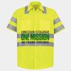 Men's High Visibility Safety Short Sleeve Work Shirt Thumbnail