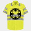Men's High Visibility Safety Short Sleeve Work Shirt Thumbnail