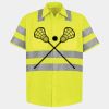 Men's High Visibility Safety Short Sleeve Work Shirt Thumbnail