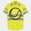 Men's High Visibility Safety Short Sleeve Work Shirt Thumbnail