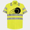 Men's High Visibility Safety Short Sleeve Work Shirt Thumbnail
