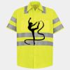Men's High Visibility Safety Short Sleeve Work Shirt Thumbnail