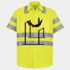 Men's High Visibility Safety Short Sleeve Work Shirt Thumbnail