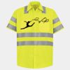Men's High Visibility Safety Short Sleeve Work Shirt Thumbnail