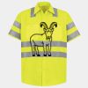 Men's High Visibility Safety Short Sleeve Work Shirt Thumbnail