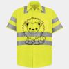 Men's High Visibility Safety Short Sleeve Work Shirt Thumbnail