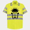 Men's High Visibility Safety Short Sleeve Work Shirt Thumbnail