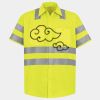 Men's High Visibility Safety Short Sleeve Work Shirt Thumbnail