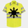 Men's High Visibility Safety Short Sleeve Work Shirt Thumbnail