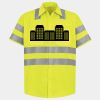 Men's High Visibility Safety Short Sleeve Work Shirt Thumbnail