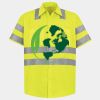 Men's High Visibility Safety Short Sleeve Work Shirt Thumbnail