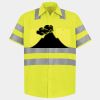 Men's High Visibility Safety Short Sleeve Work Shirt Thumbnail
