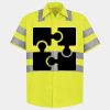 Men's High Visibility Safety Short Sleeve Work Shirt Thumbnail