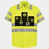 Men's High Visibility Safety Short Sleeve Work Shirt Thumbnail