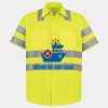 Men's High Visibility Safety Short Sleeve Work Shirt Thumbnail
