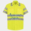 Men's High Visibility Safety Short Sleeve Work Shirt Thumbnail