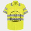 Men's High Visibility Safety Short Sleeve Work Shirt Thumbnail