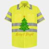 Men's High Visibility Safety Short Sleeve Work Shirt Thumbnail
