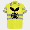 Men's High Visibility Safety Short Sleeve Work Shirt Thumbnail