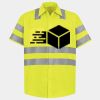 Men's High Visibility Safety Short Sleeve Work Shirt Thumbnail