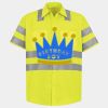 Men's High Visibility Safety Short Sleeve Work Shirt Thumbnail