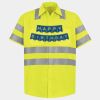 Men's High Visibility Safety Short Sleeve Work Shirt Thumbnail