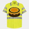 Men's High Visibility Safety Short Sleeve Work Shirt Thumbnail