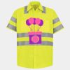 Men's High Visibility Safety Short Sleeve Work Shirt Thumbnail