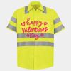 Men's High Visibility Safety Short Sleeve Work Shirt Thumbnail