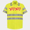 Men's High Visibility Safety Short Sleeve Work Shirt Thumbnail