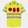 Men's High Visibility Safety Short Sleeve Work Shirt Thumbnail