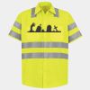 Men's High Visibility Safety Short Sleeve Work Shirt Thumbnail