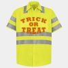 Men's High Visibility Safety Short Sleeve Work Shirt Thumbnail