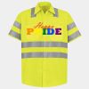 Men's High Visibility Safety Short Sleeve Work Shirt Thumbnail