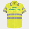 Men's High Visibility Safety Short Sleeve Work Shirt Thumbnail
