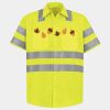 Men's High Visibility Safety Short Sleeve Work Shirt Thumbnail