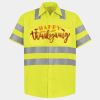 Men's High Visibility Safety Short Sleeve Work Shirt Thumbnail